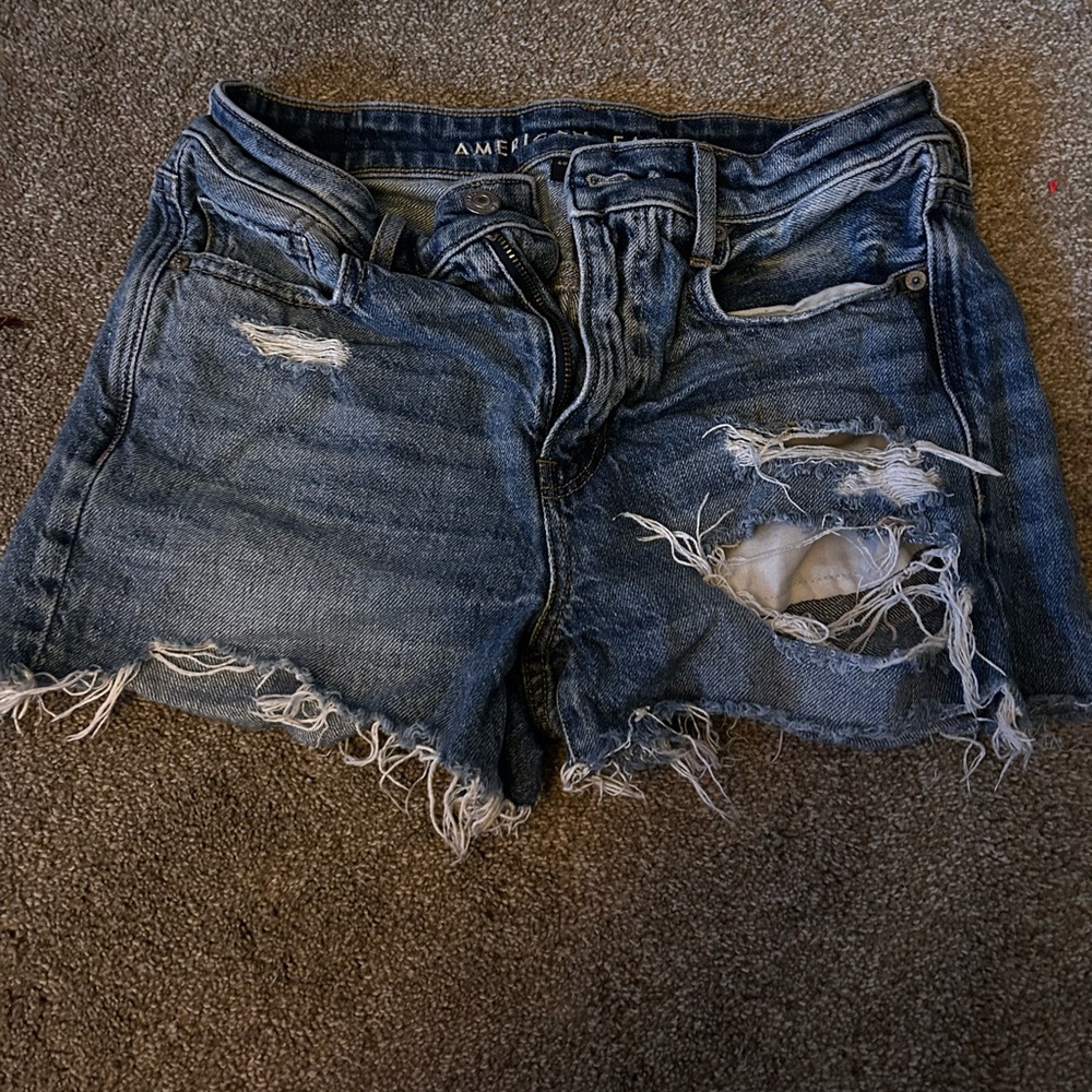 American Eagle Distressed Denim Shorts